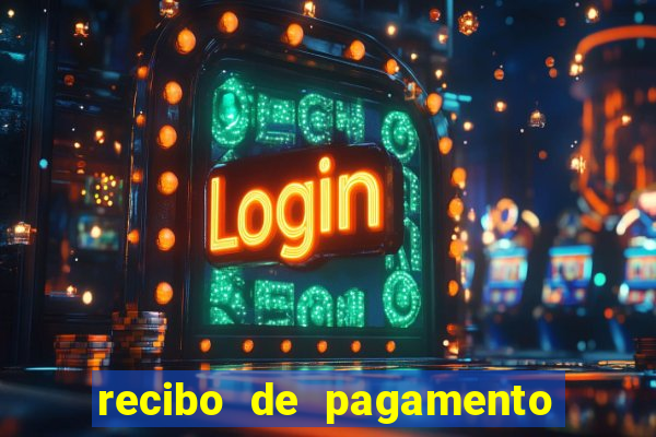 recibo de pagamento modelo word